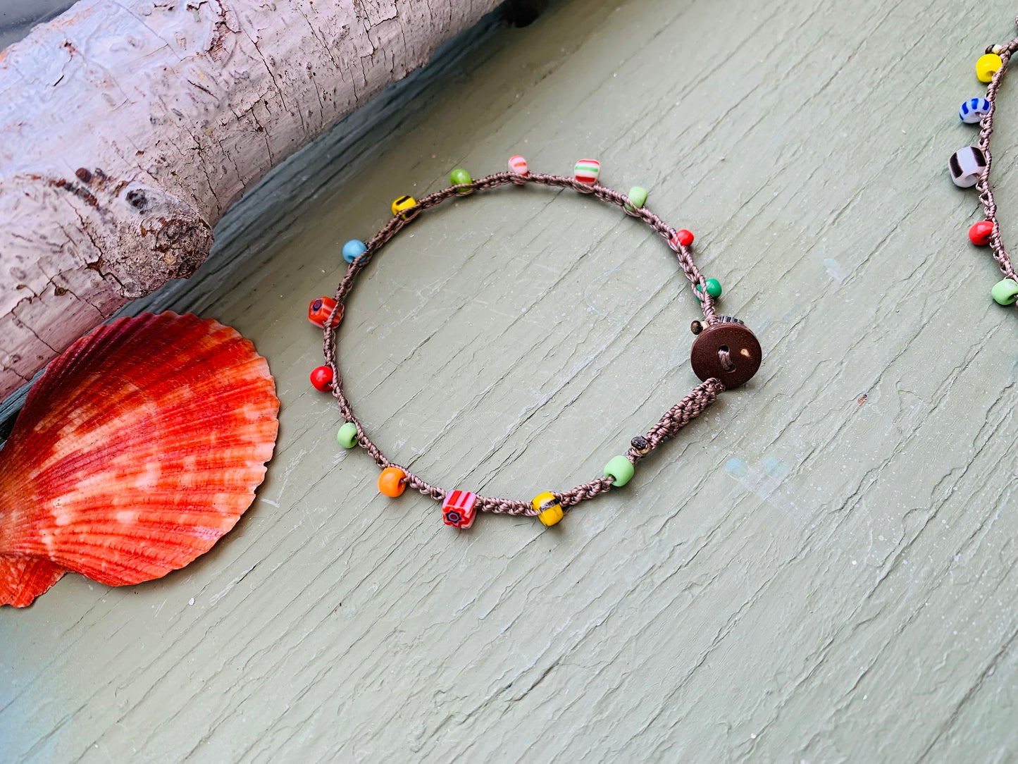 Ghana African crocheted bracelet