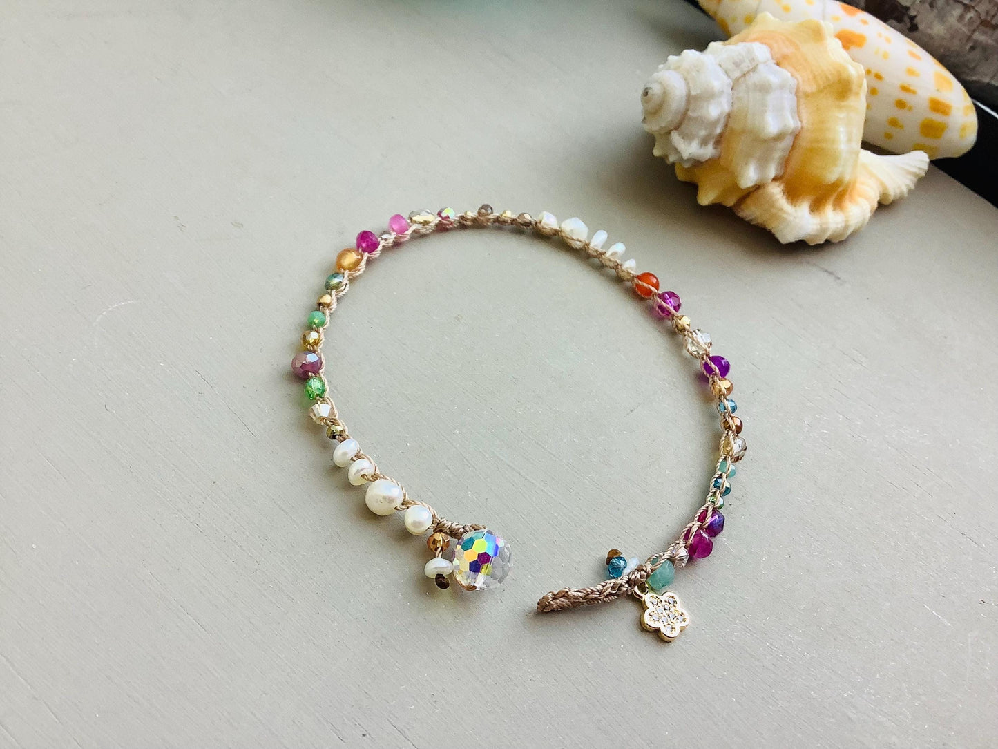 Delica super Petite colourful bracelets