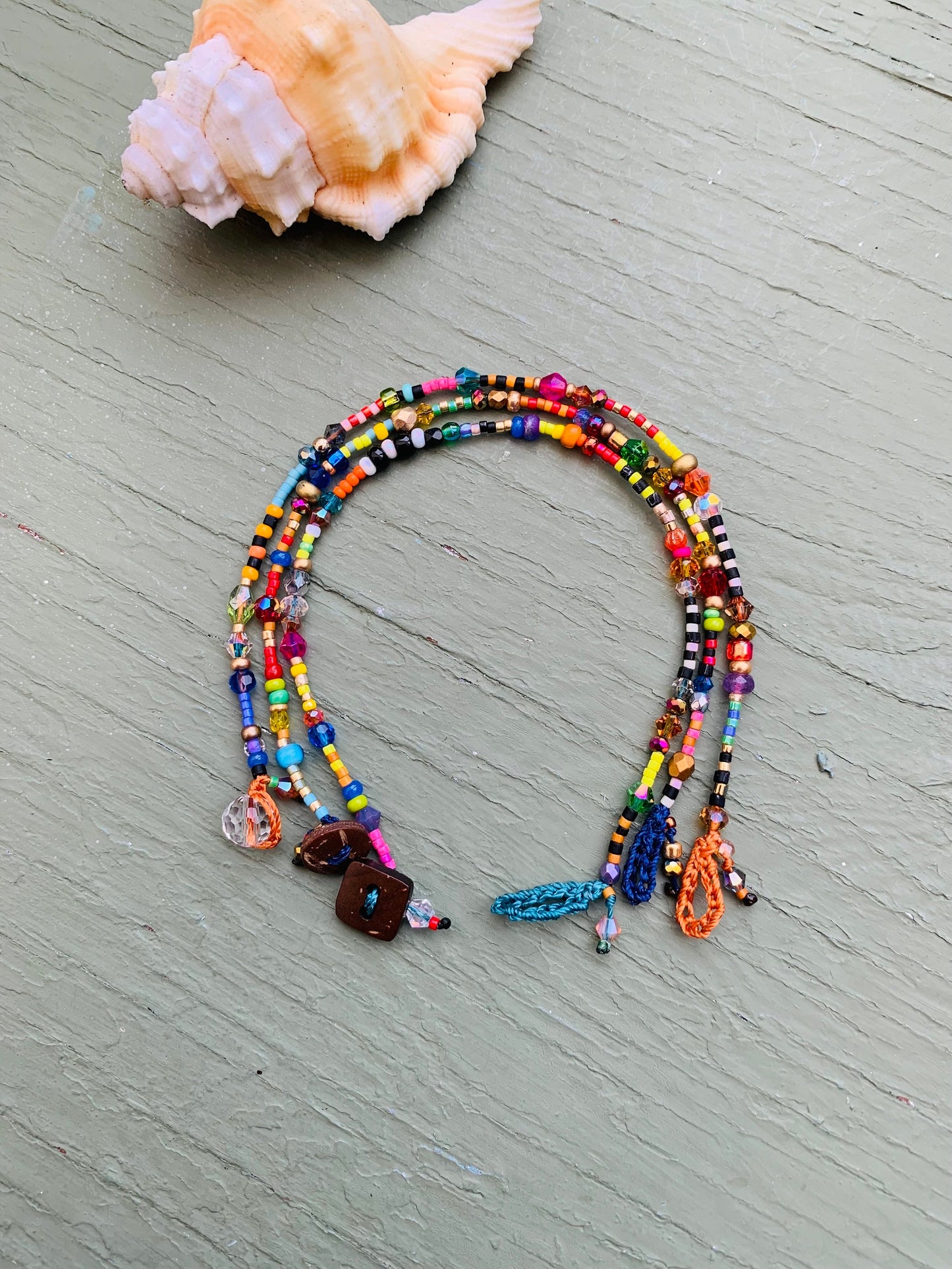 Delica super Petite colourful bracelets