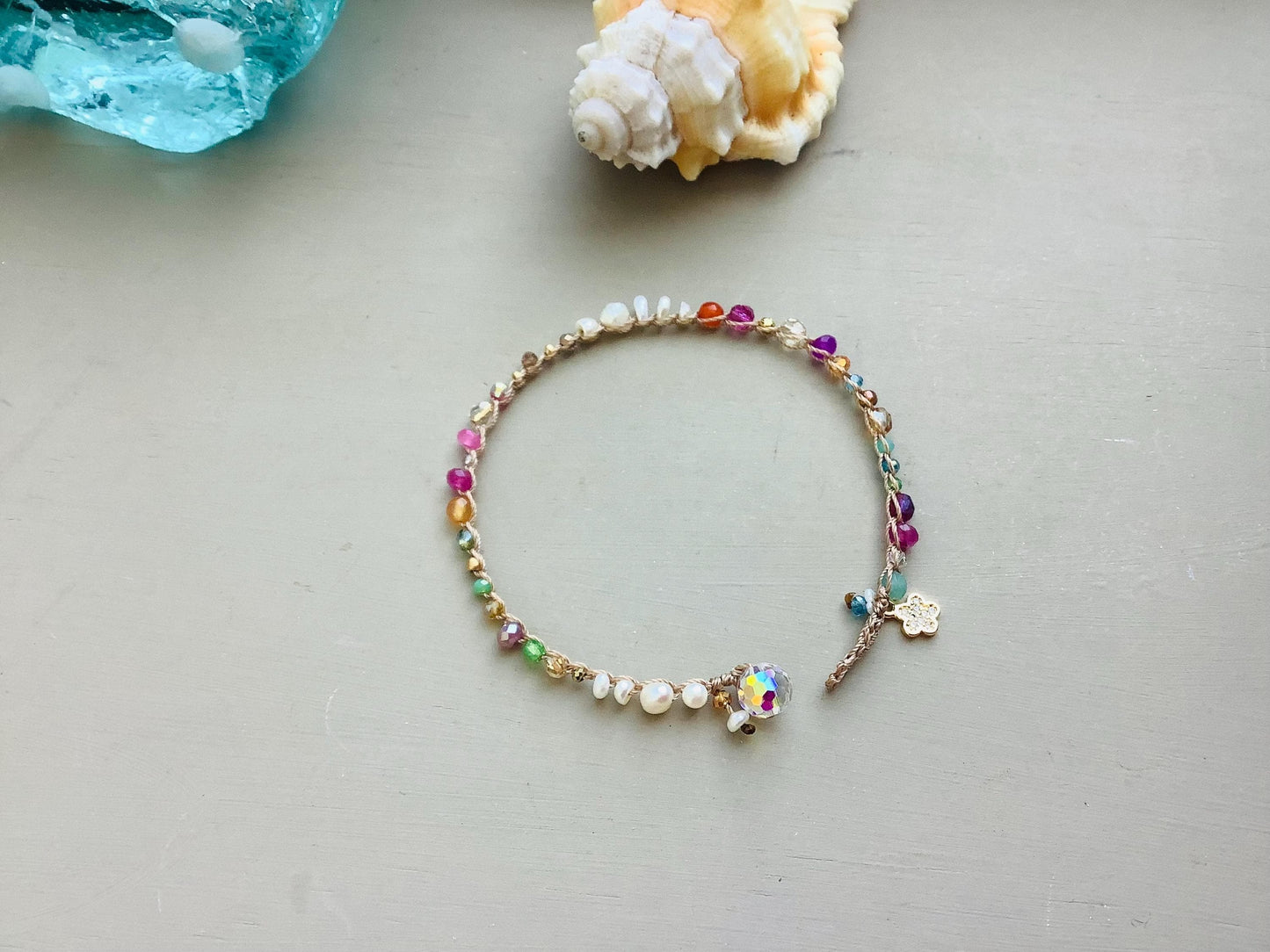 Delica super Petite colourful bracelets