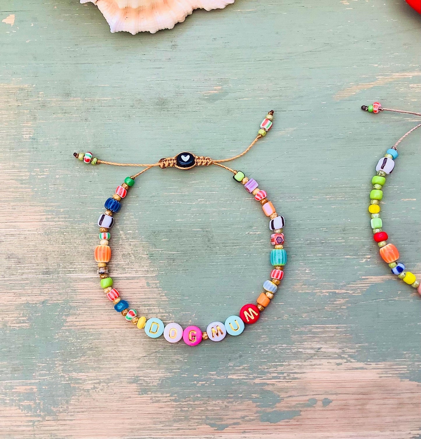 Dog Mum bracelet, pet love, fur baby