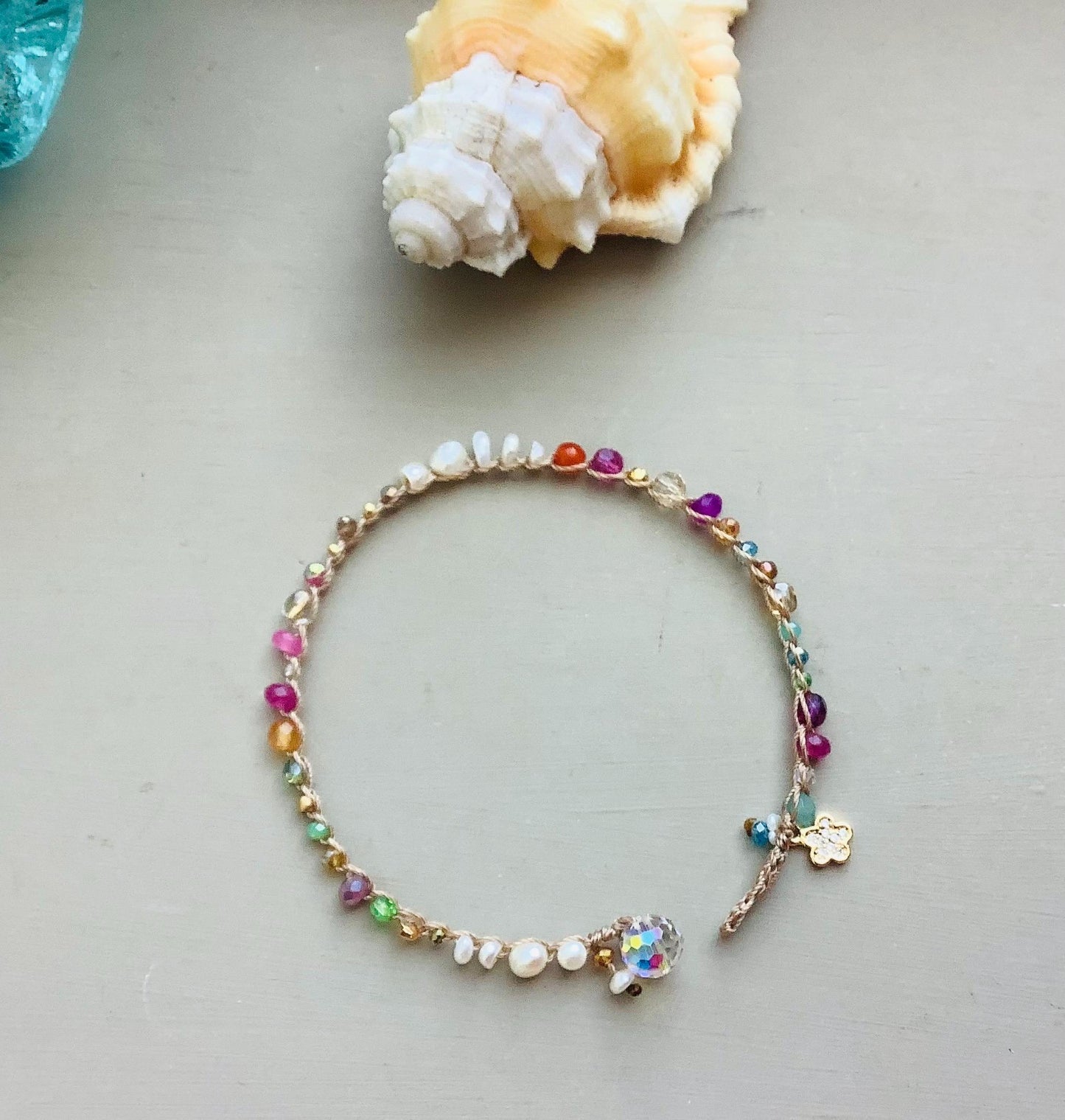 Delica super Petite colourful bracelets