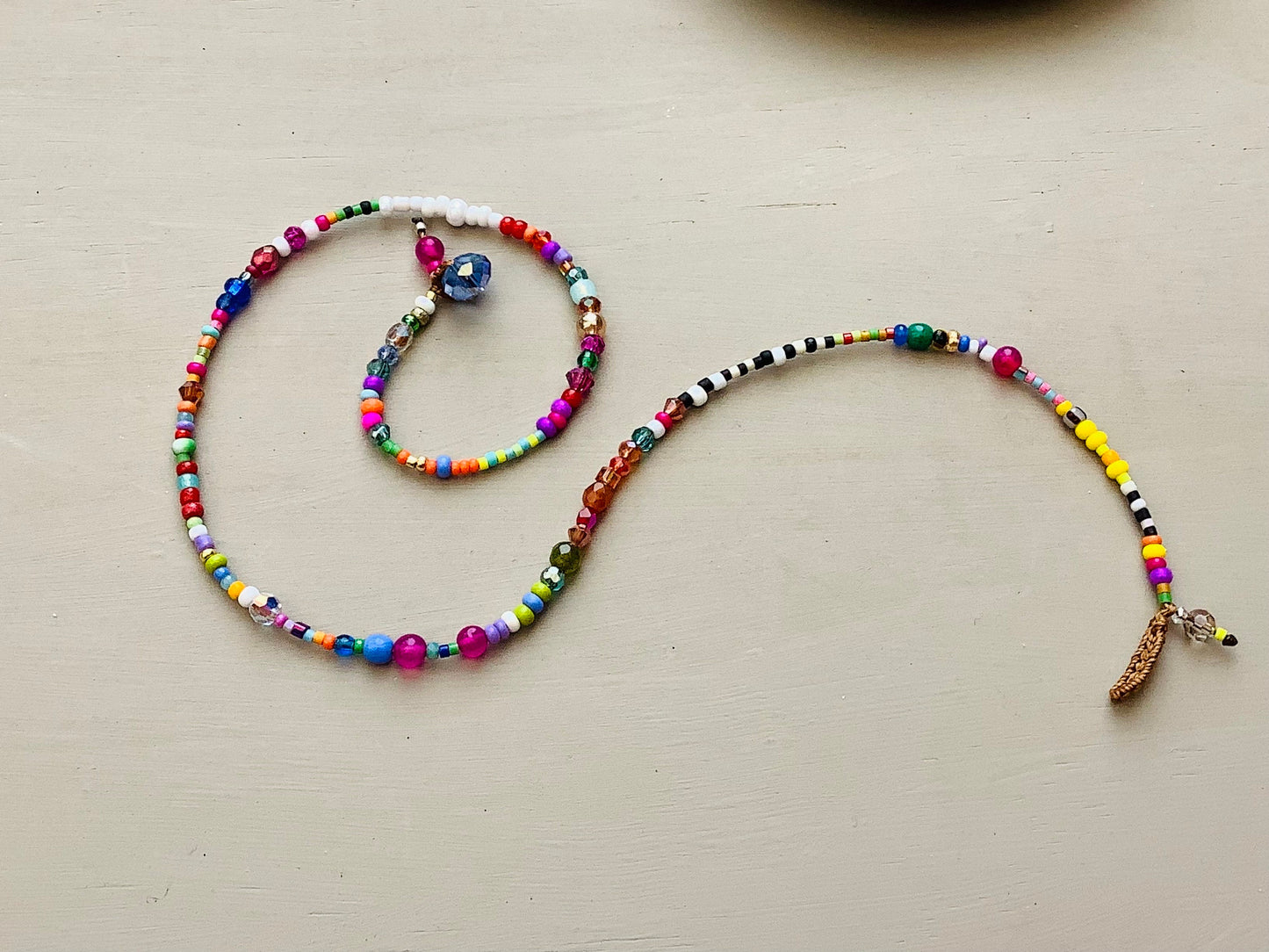 Colorful beaded bracelet