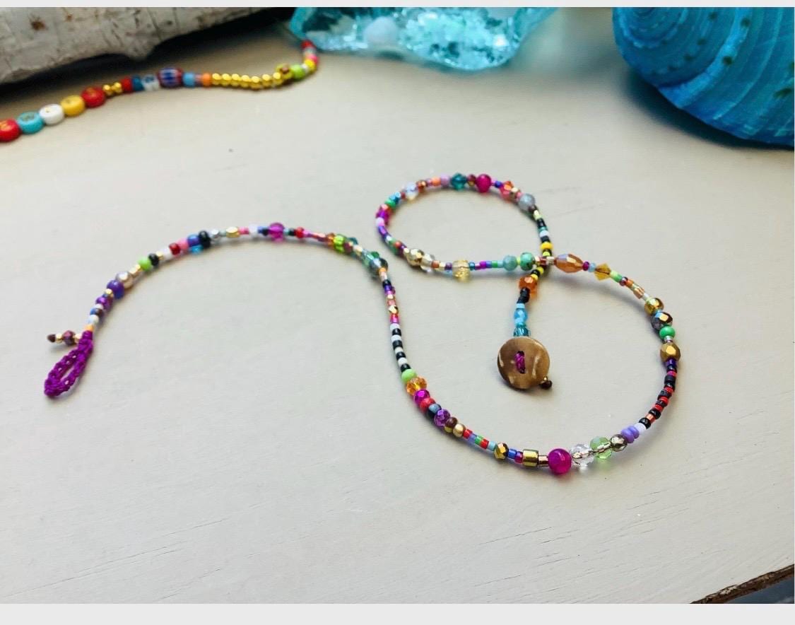 Colorful beaded bracelet