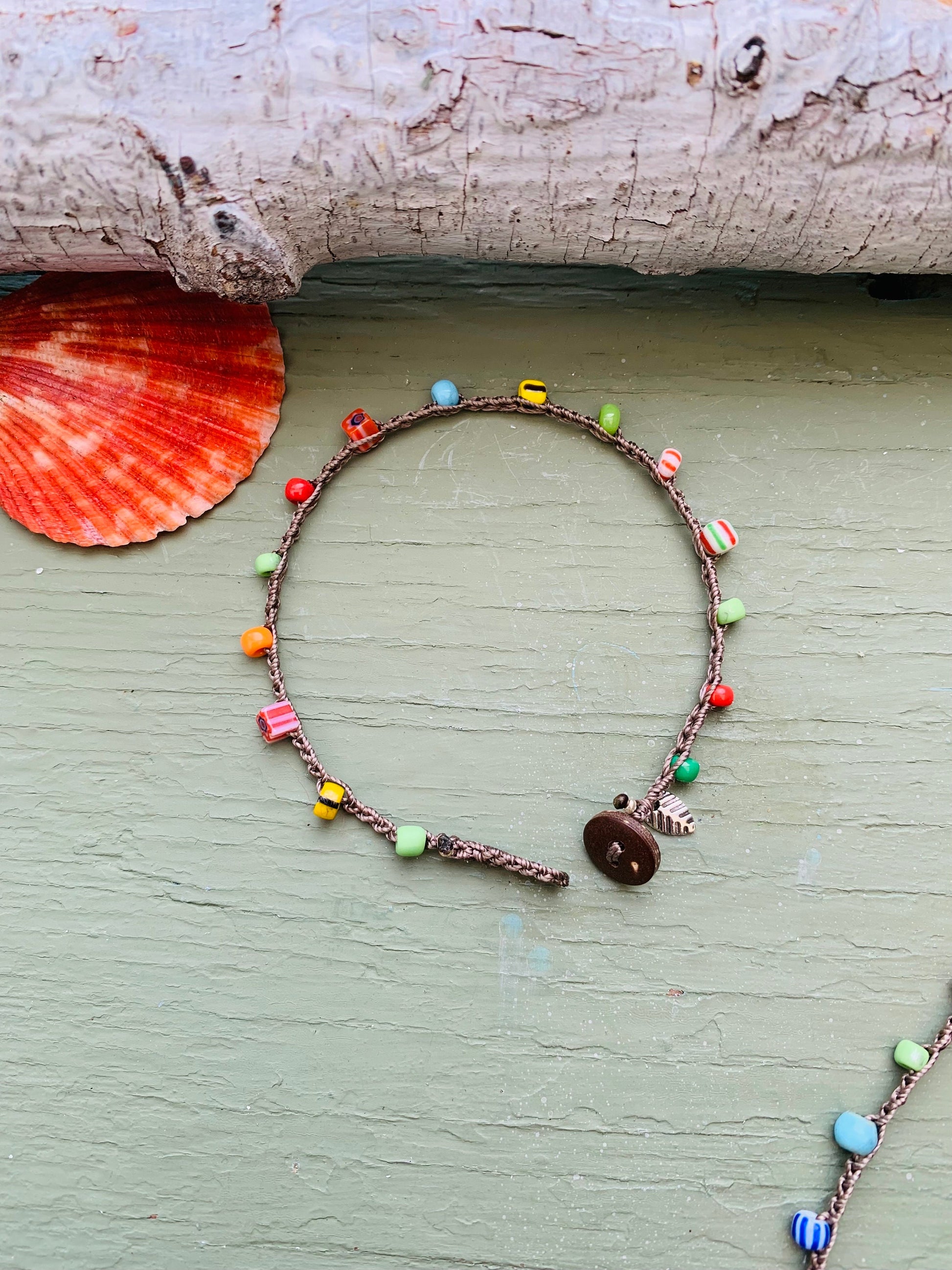 Ghana African crocheted bracelet