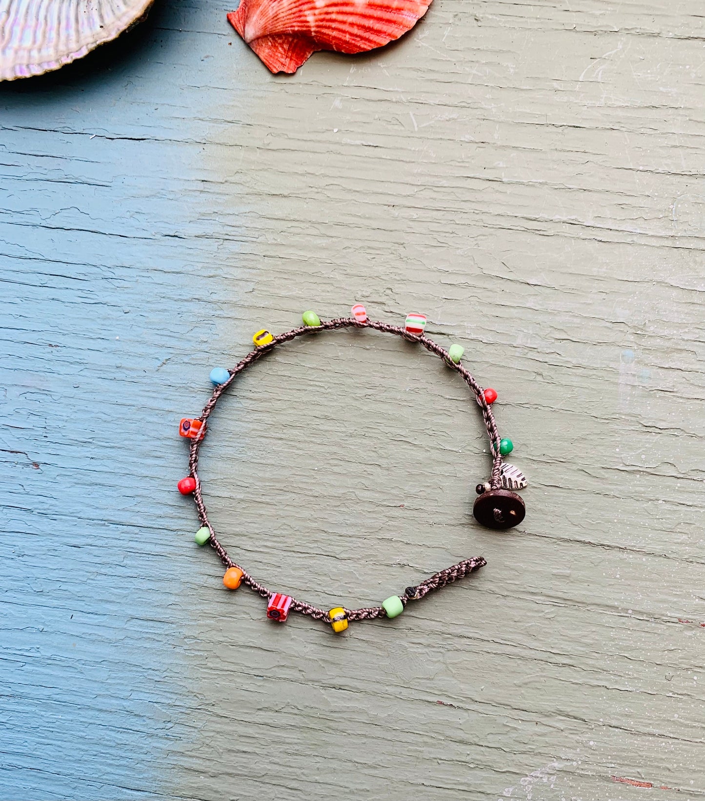 Ghana African crocheted bracelet