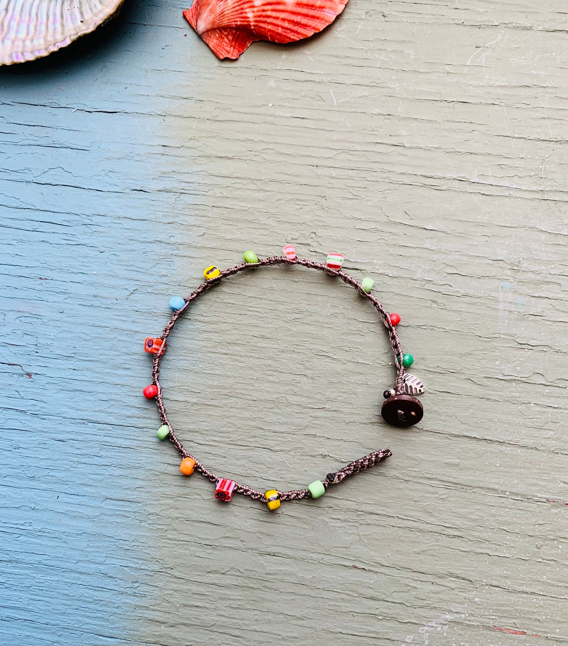 Ghana African crocheted bracelet